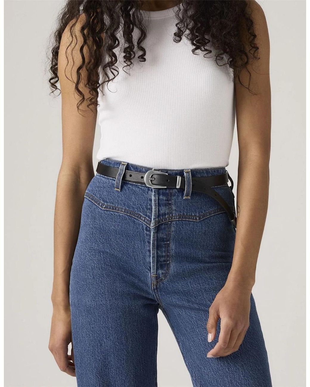 Levi's Blue Levi's Ribcage High Rise Wide Leg Jeans
