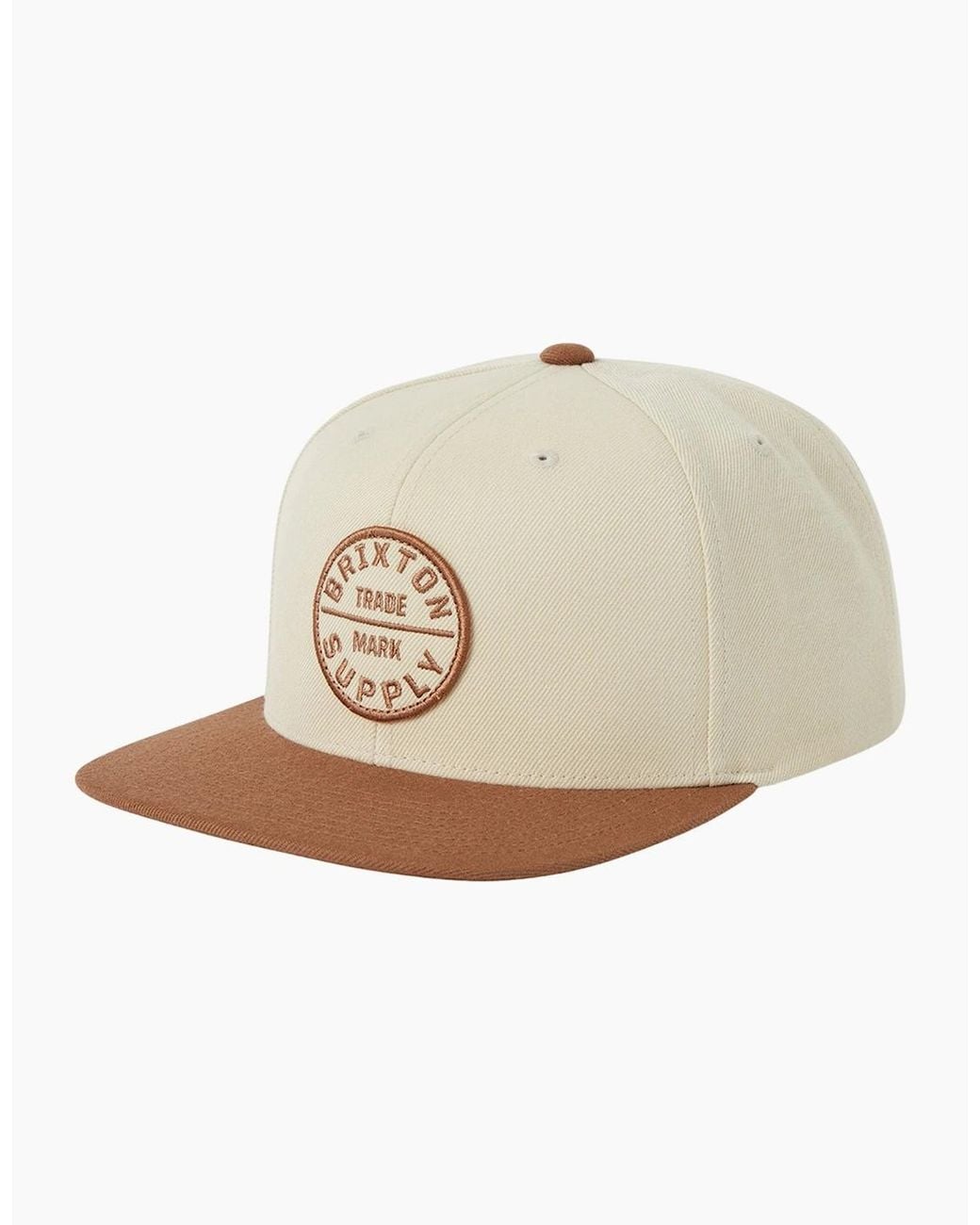 Brixton Natural Oath Iii Snapback Baseball Cap for men