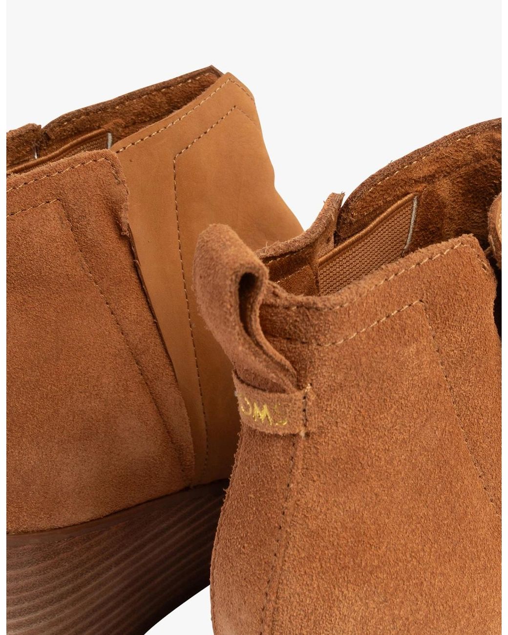 TOMS Brown Clare Boots Tan