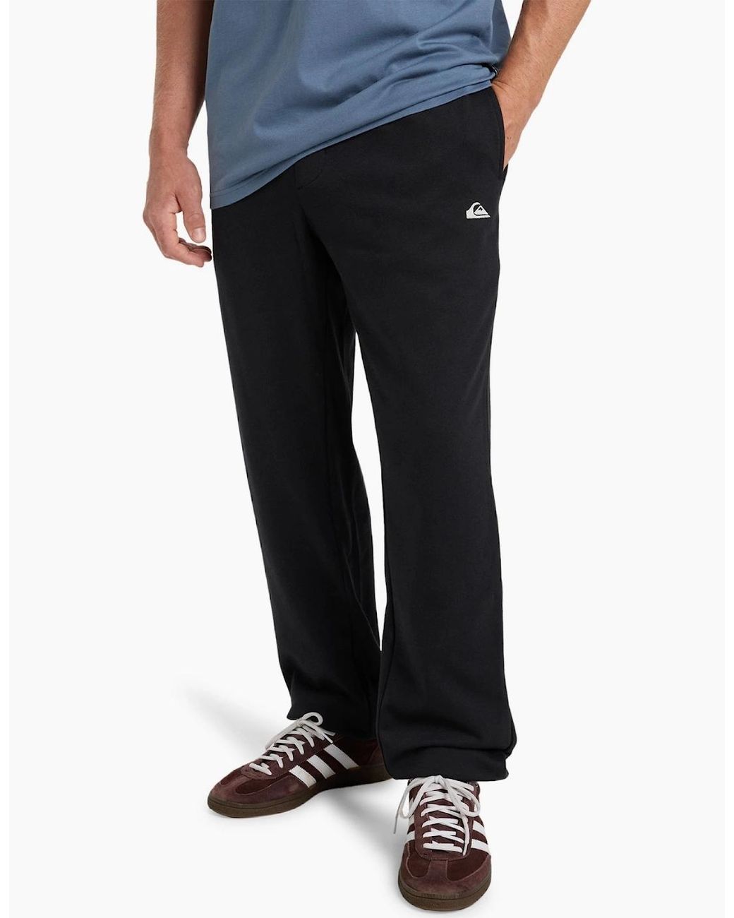 Quiksilver Black Basic Jogger Elasticated Joggers for men