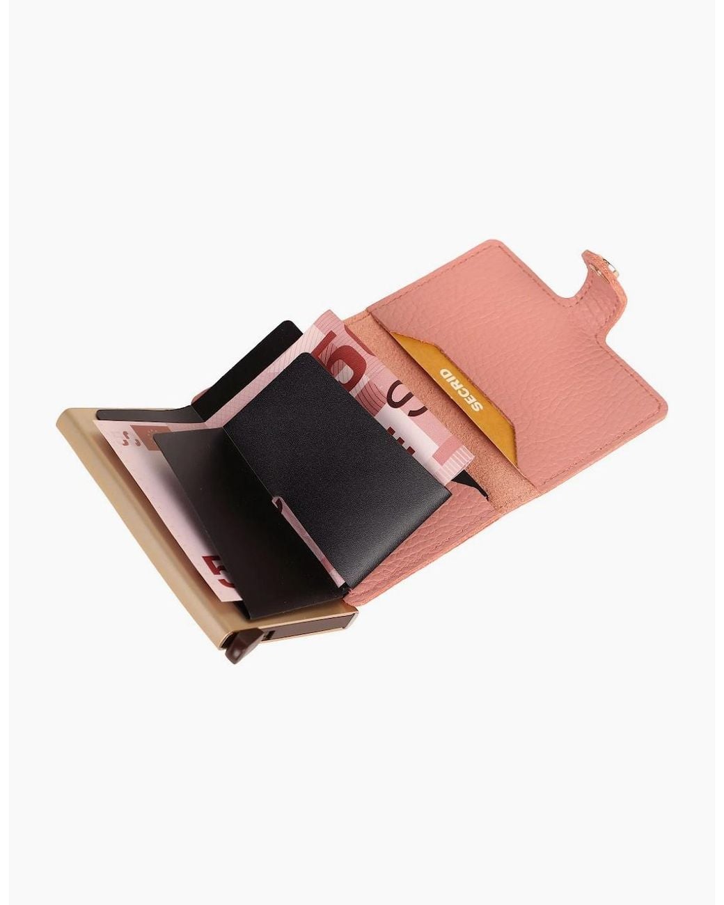 Secrid Pink Mini Wallet Pebble