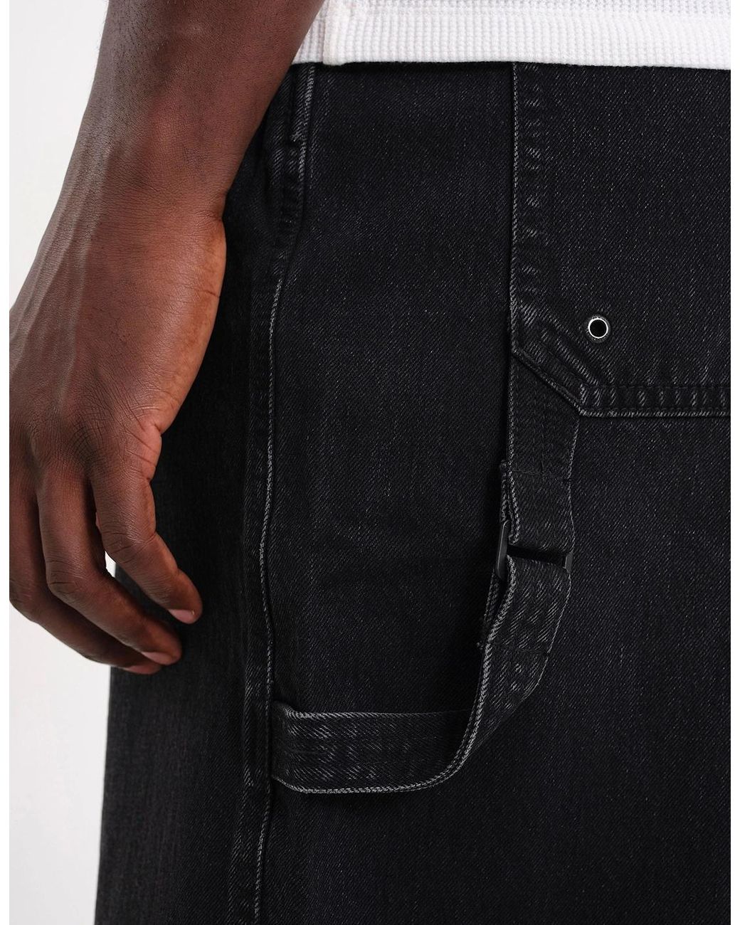 AVX Black Dam Denim Short for men