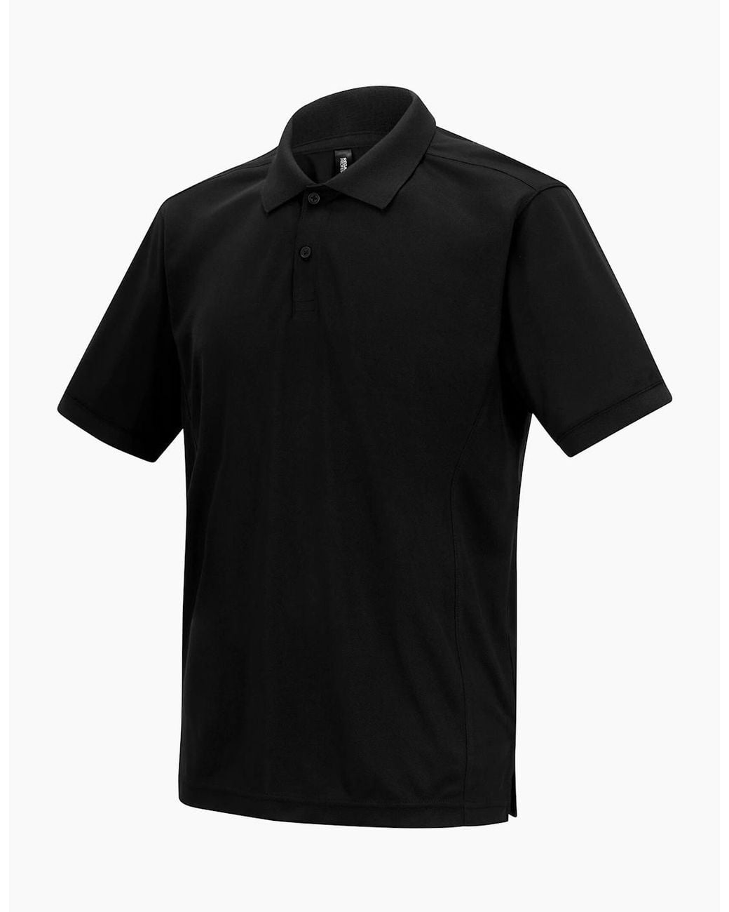Regatta Black Professional Adult Pique Polo Shirt