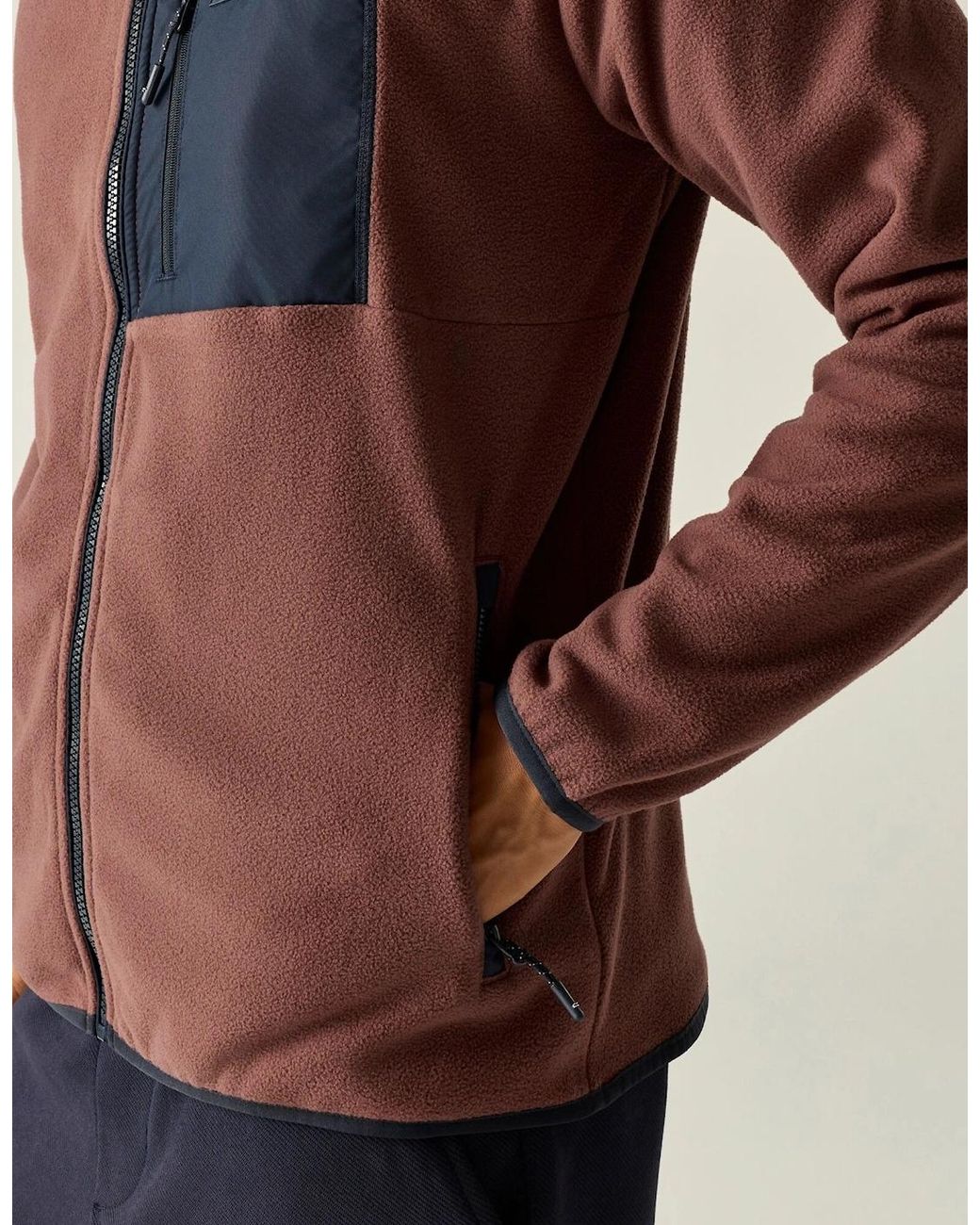 Regatta Red Frankie Full Zip Fleece Jacket for men