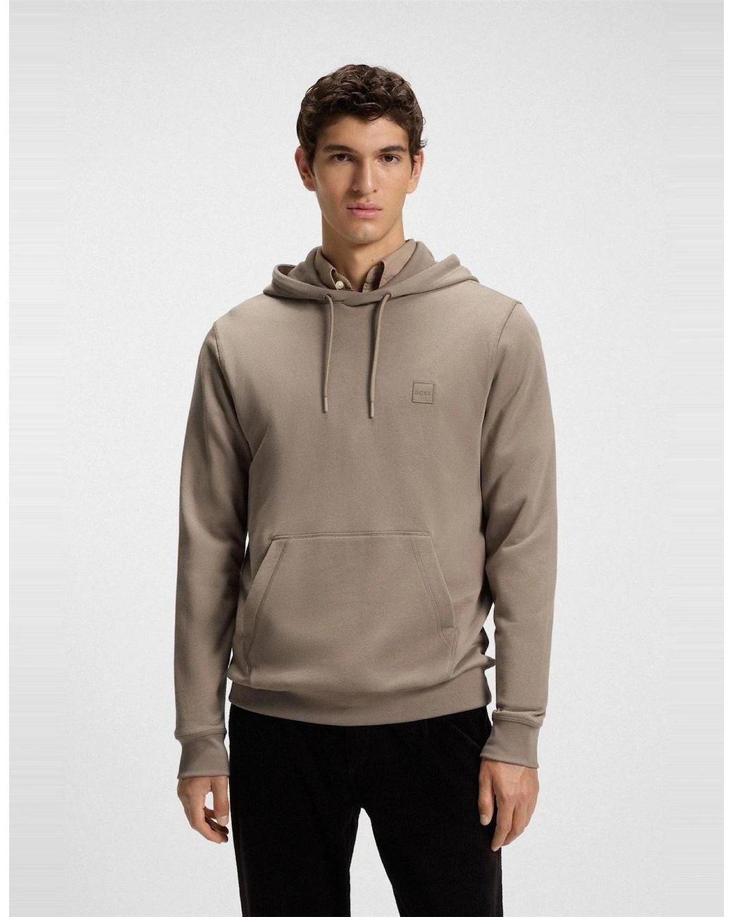 Boss Brown Wetalk Hoodie, Premium Comfort And Style for men