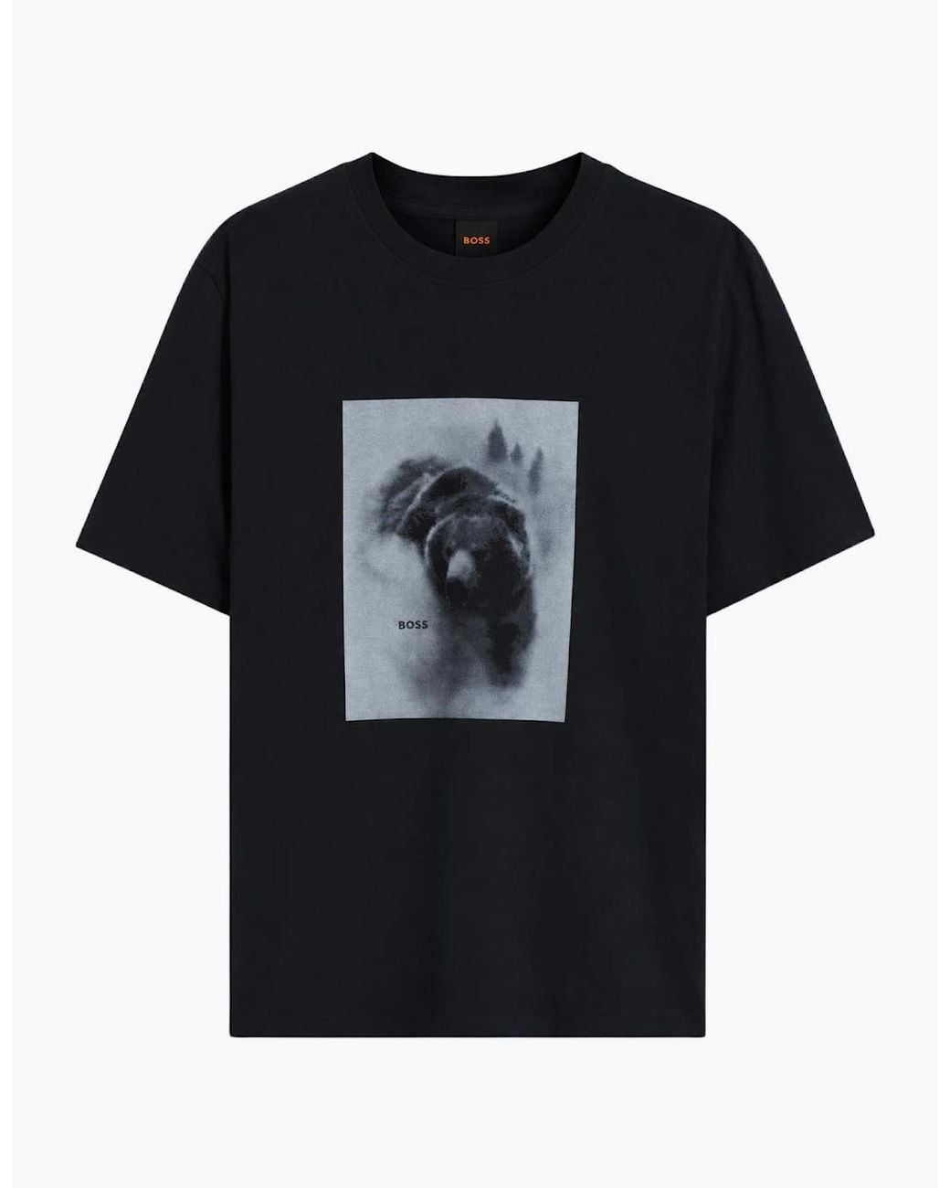 Boss Black Te-Being Graphic Bear Logo T-Shirt for men