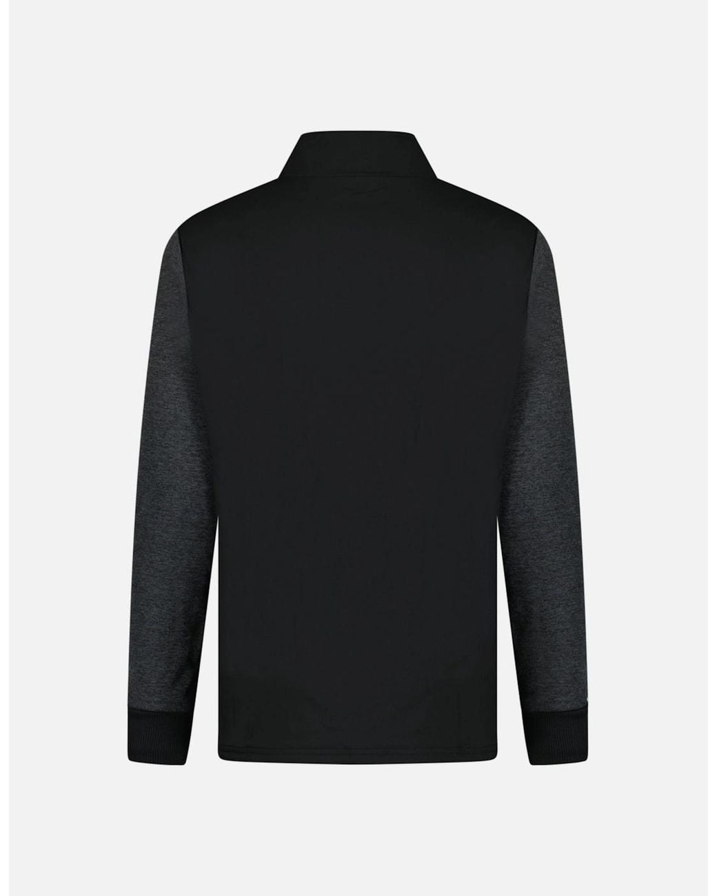 Adidas Black Goto Quarter Zip Golf Jacket for men