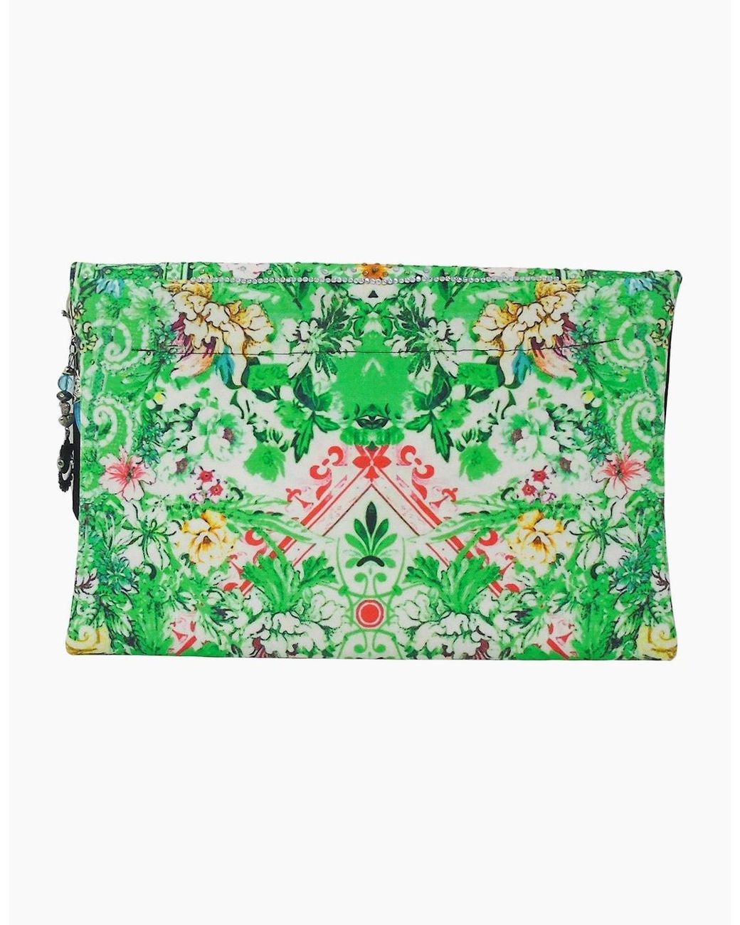 Inoa Green Fashion Versailles Gardenia Clutch Bag