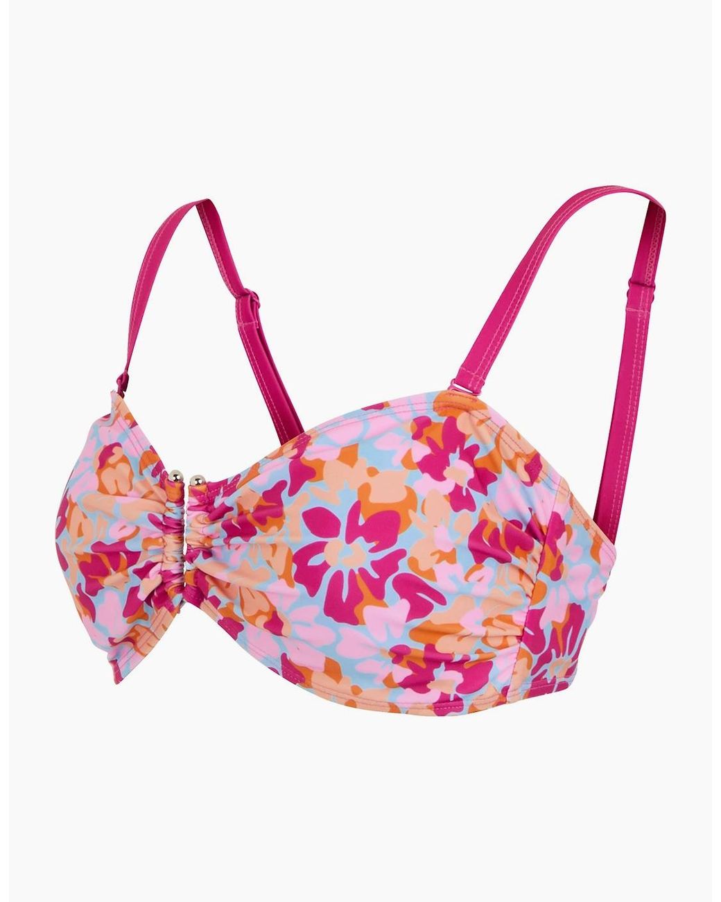Regatta Pink Ladies Aceana Iii Summer Floral Bikini Top