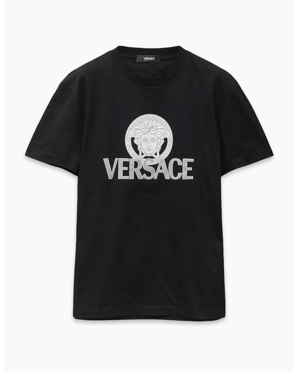 Versace Black Medusa Logo Head T-Shirt for men