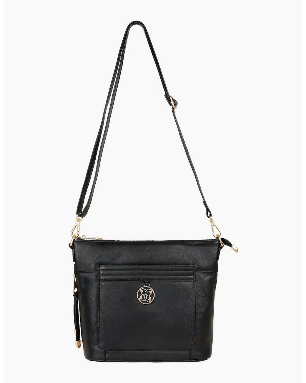 Lakeland Leather White Cartmel Cross Body Handbag
