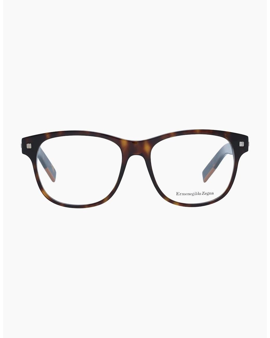 Zegna Brown Optical Frame Ez5158 052 54 for men