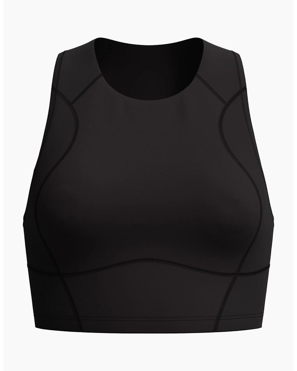 Speedo Black Ladies Ocean Flex Crop Top
