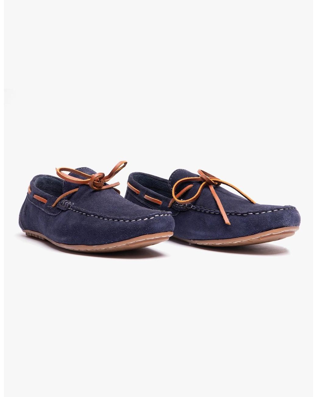Hush Puppies Blue Reuben Boat Shoes for men