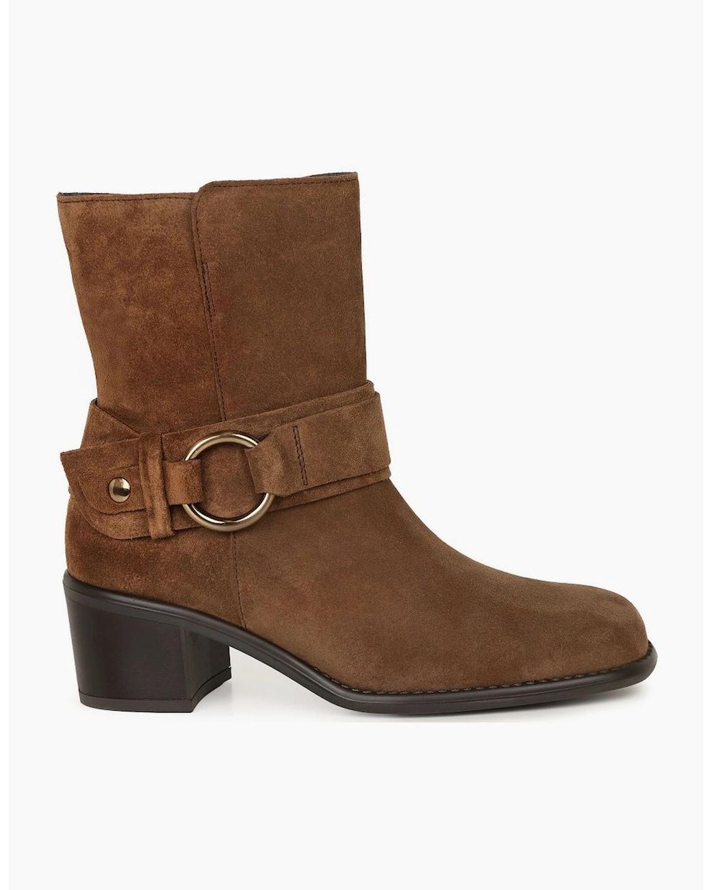 Gabor Brown Easel Ankle Boots