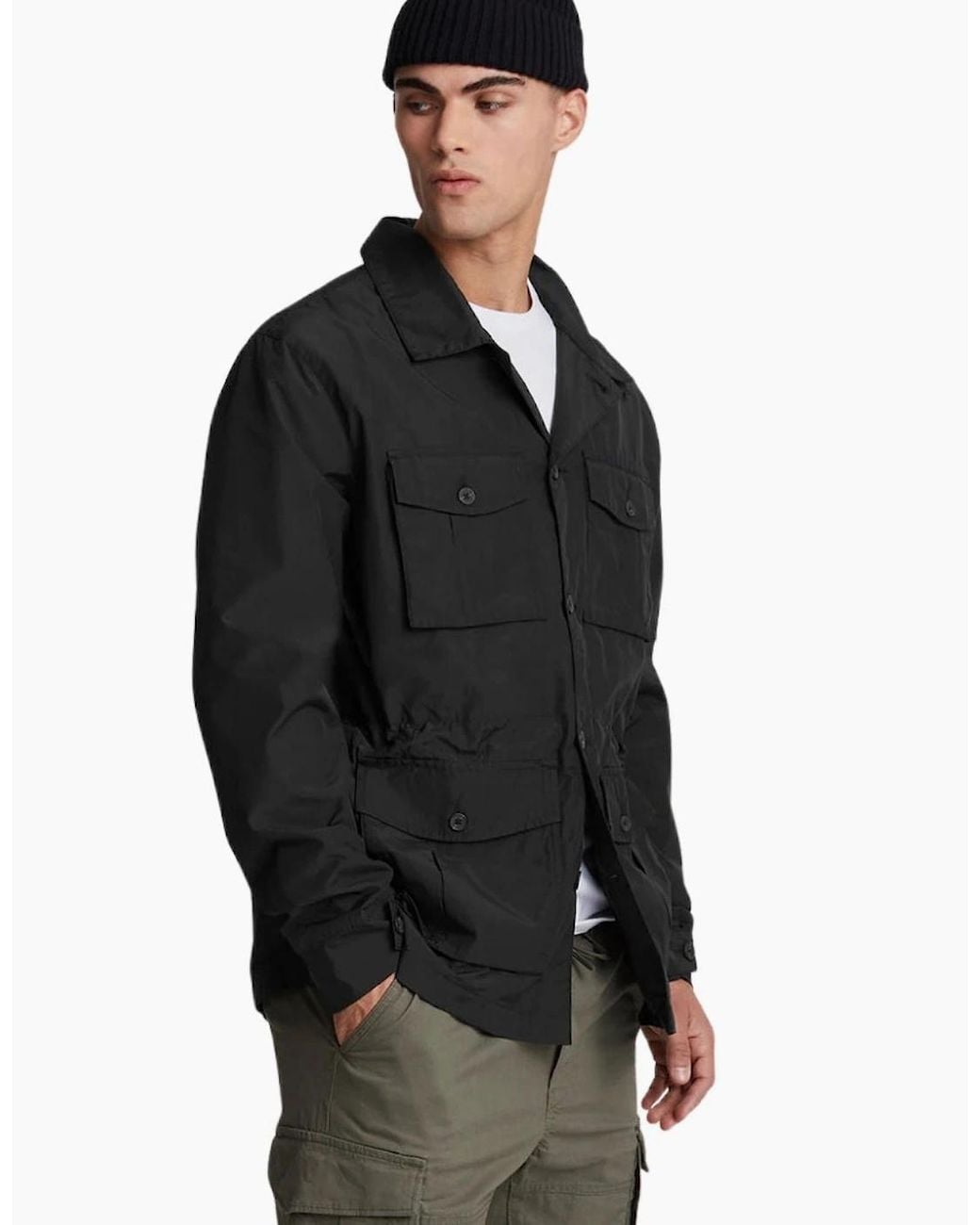 Lyle & Scott Black Lyle & Scott Jet Field Jacket for men