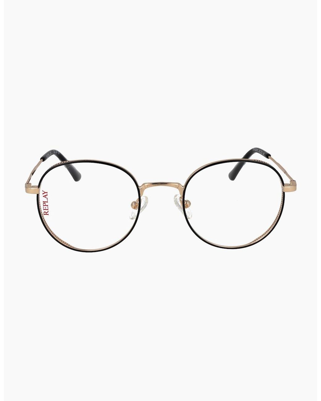 Replay Black Optical Frame Ry462V 01 50 for men