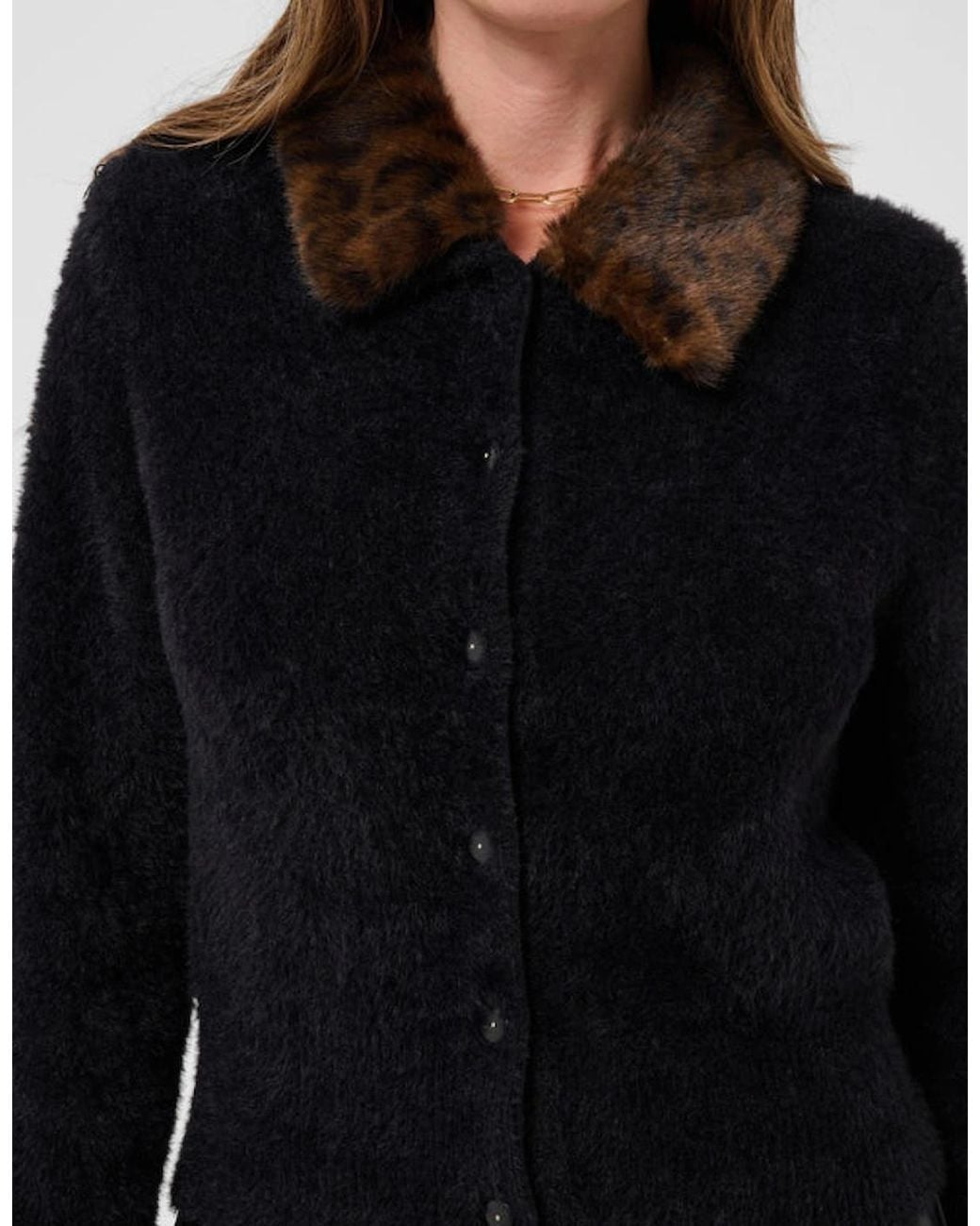 Cream Black Inaya Cardigan
