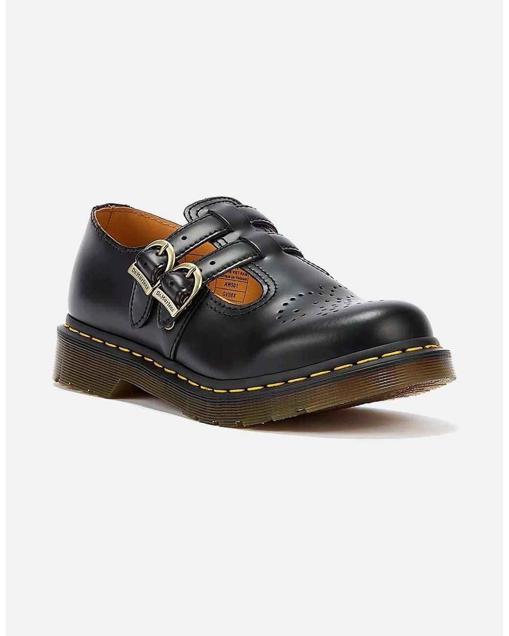 Dr. Martens Black Dr. Martens 8065 Mary Jane Smooth Shoes