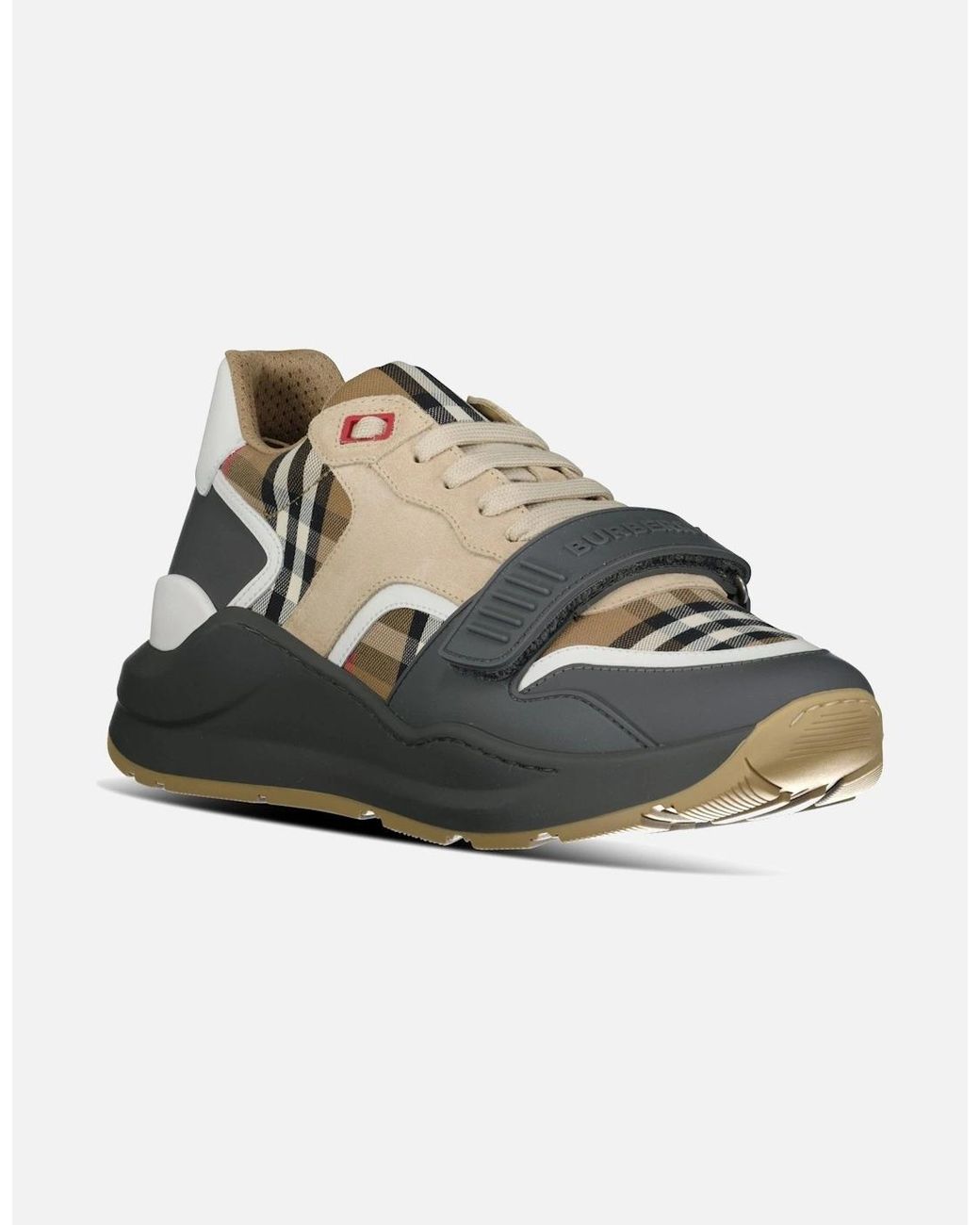 Burberry Natural 'Ramsey Runner' Trainers Taupe for men