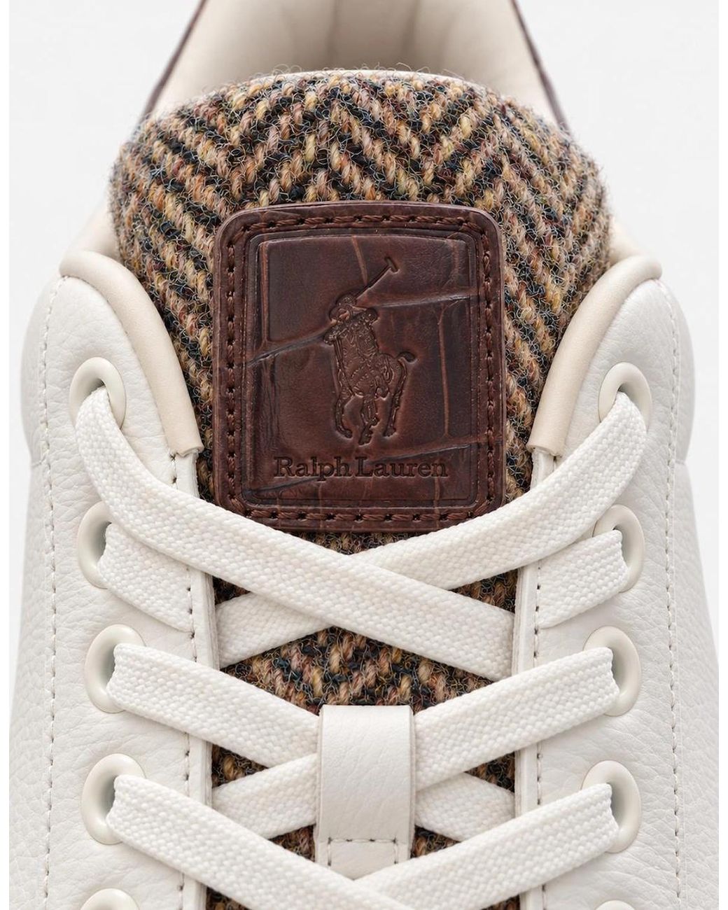 Polo Ralph Lauren White Hrt Crt Iii Smart Trainers Deckwash/ Multi for men