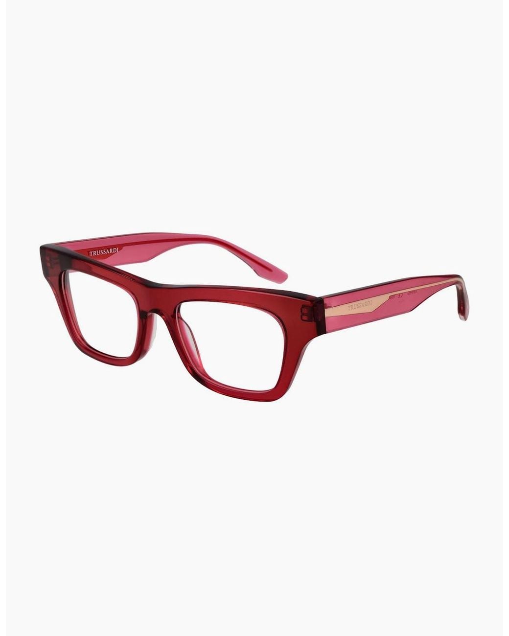 Trussardi Red Optical Frame Tsw6044 T03 51