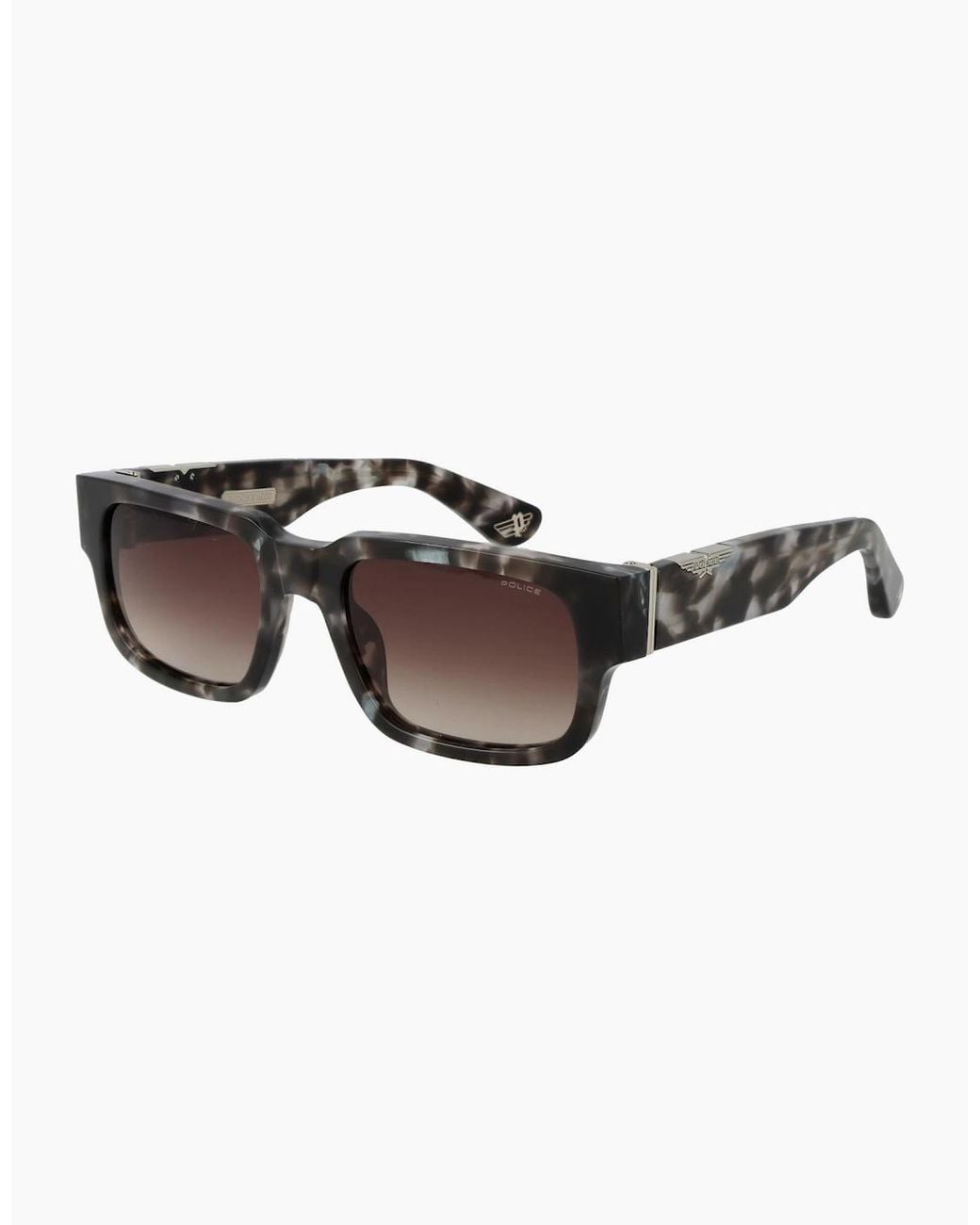 Police Brown Sunglasses Splp24 07Mr 54