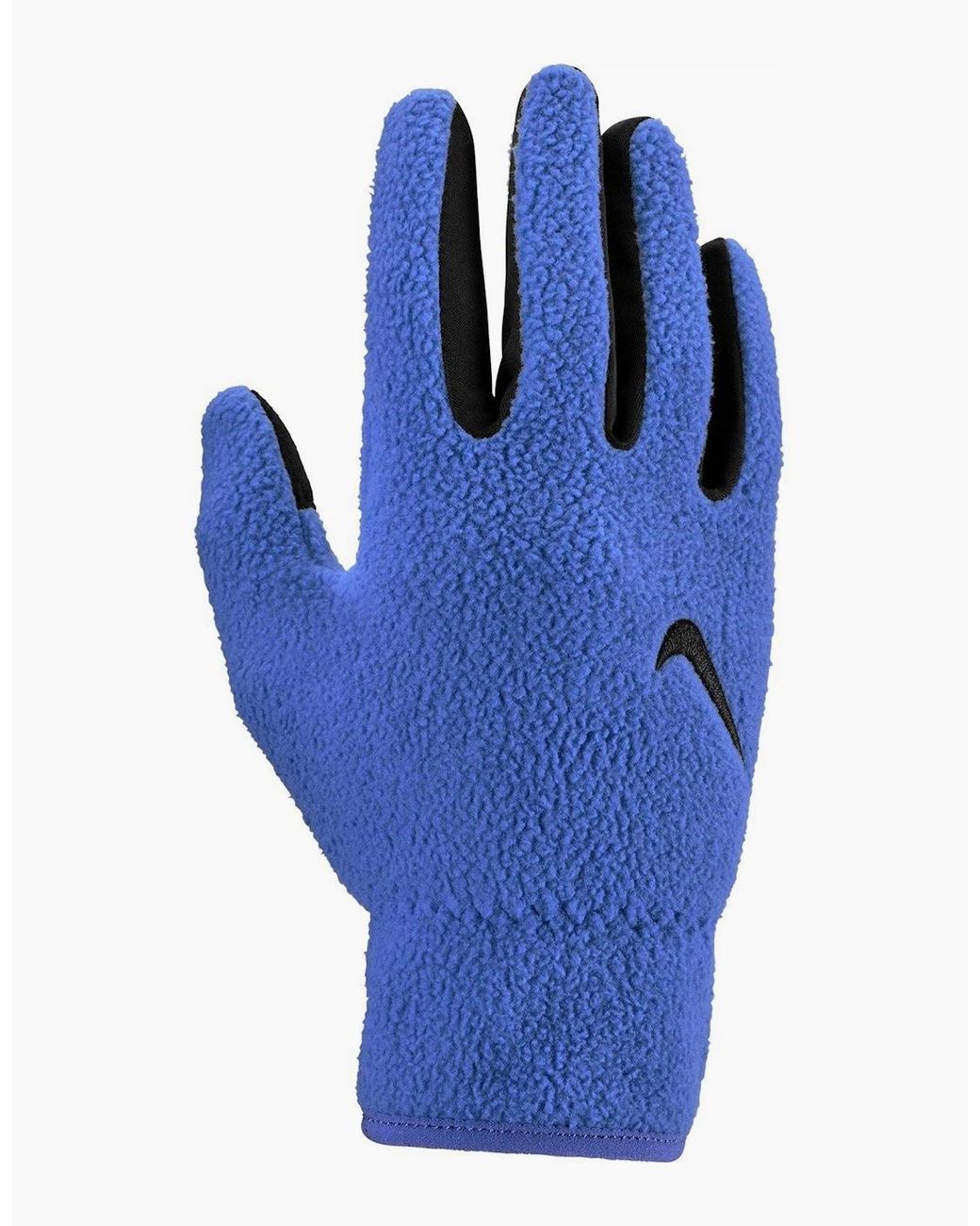 Nike Blue Therma-fit One Fleece Gloves for men