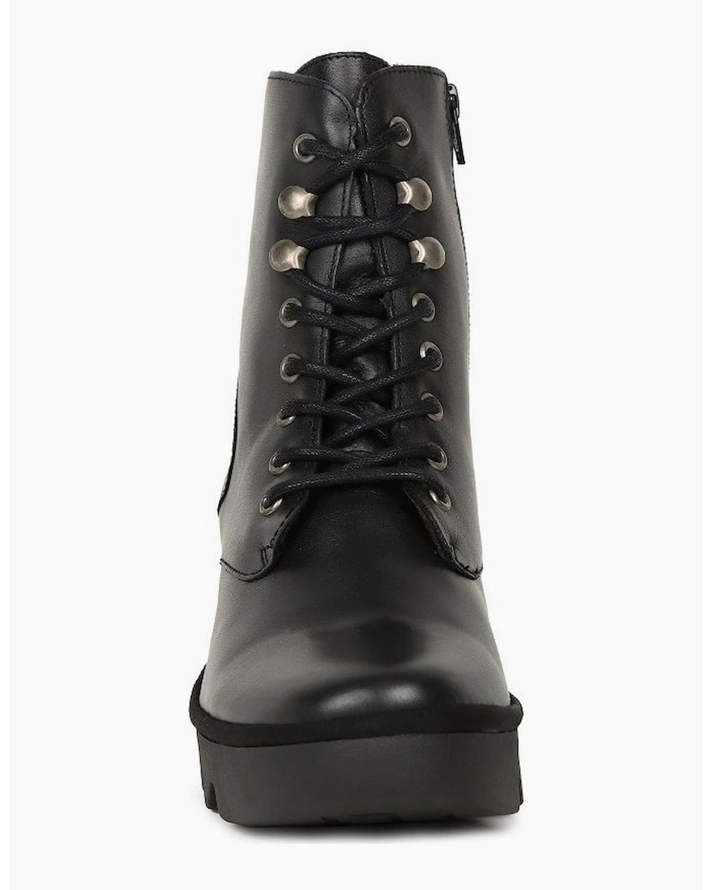 Fly London Black Birr Wedge Heel Boots