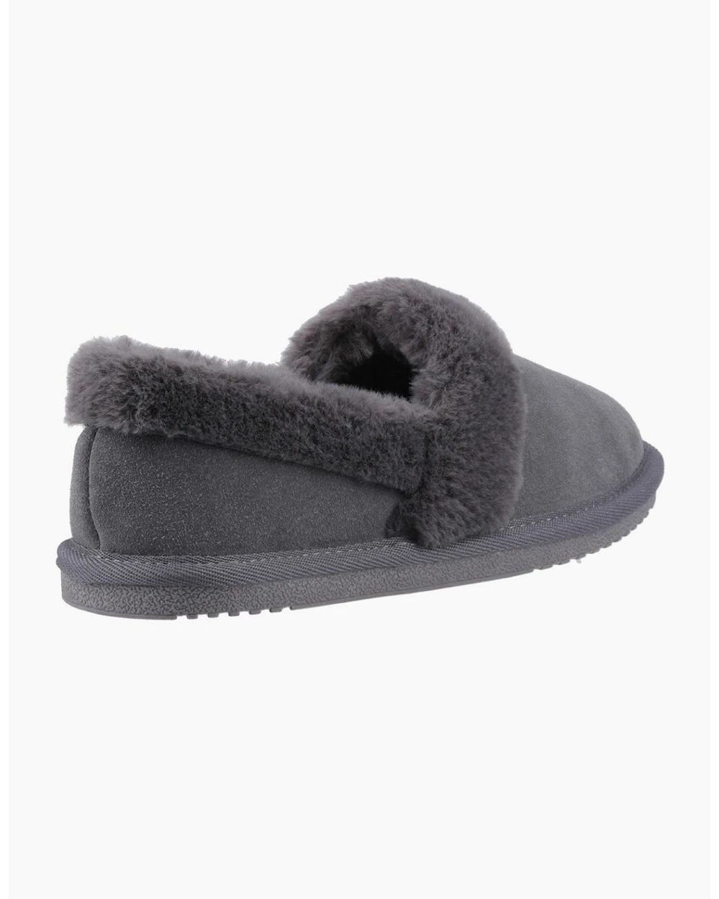 Hush Puppies Gray Ariel Full Slippers