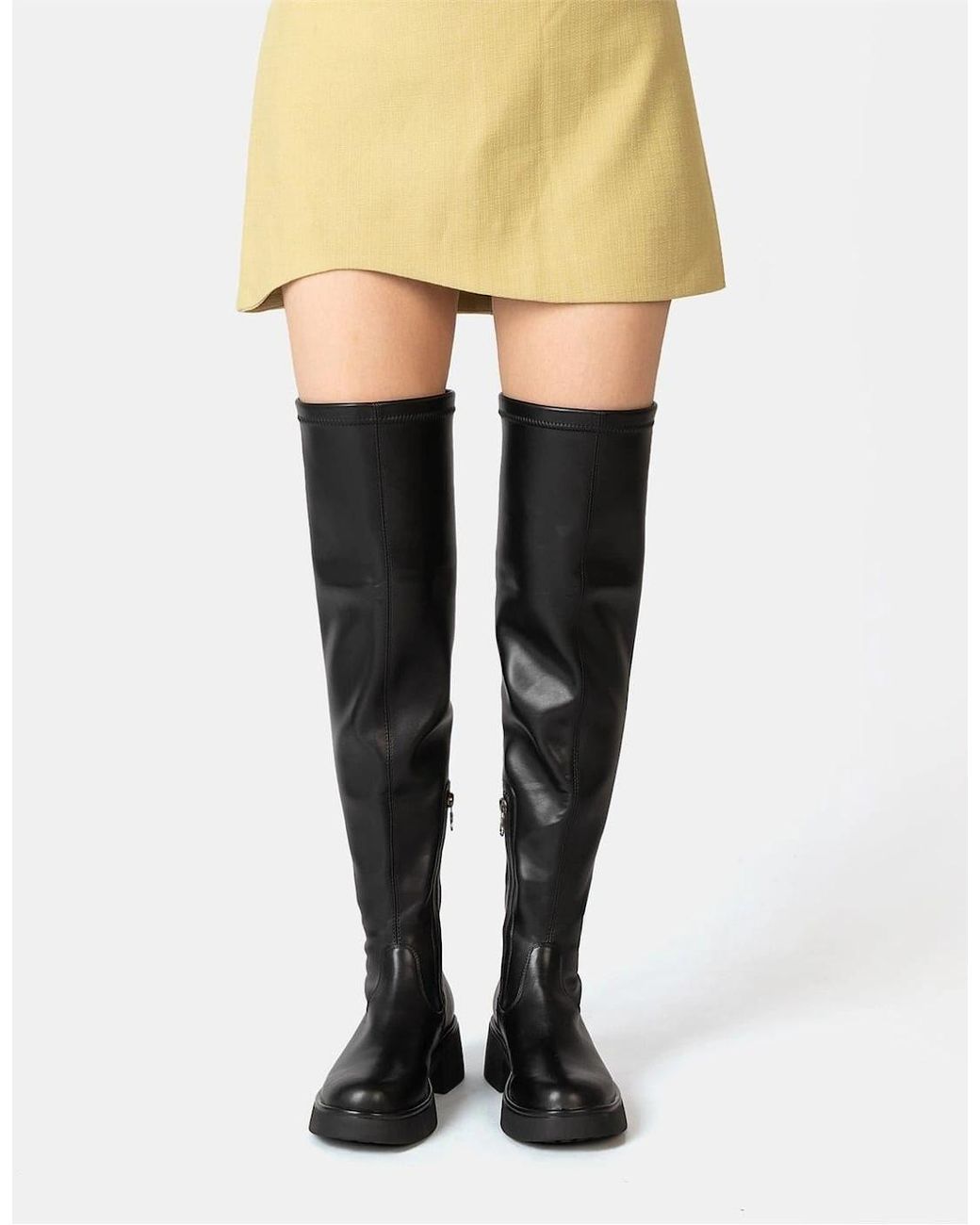 Miso Black Over The Knee Ladies Boots