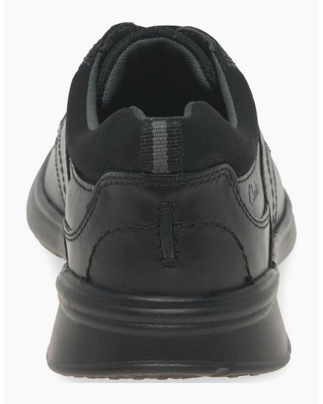 Clarks Black Cotrell Edge Shoes for men