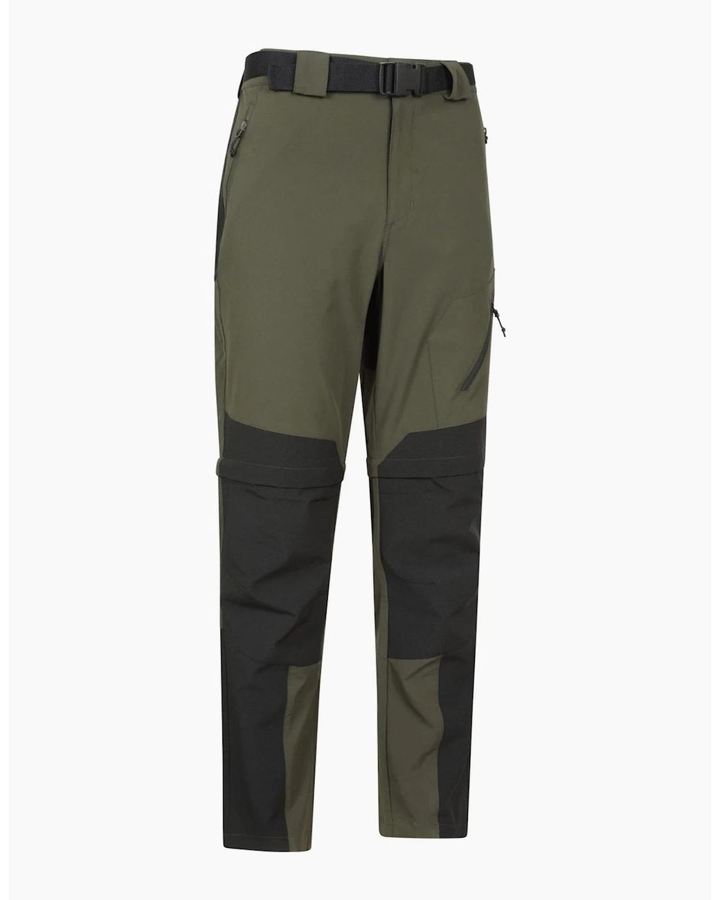 Mountain Warehouse Brown Forest Convertible Hiking Trousers for men