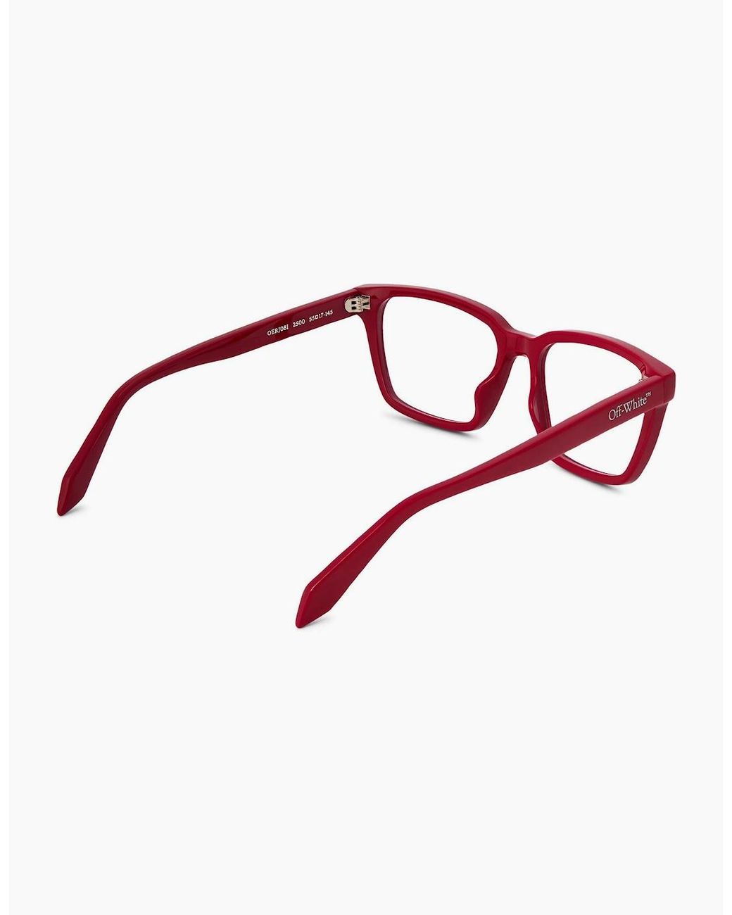 Off-White c/o Virgil Abloh Red Off Eyewear Style 8I for men