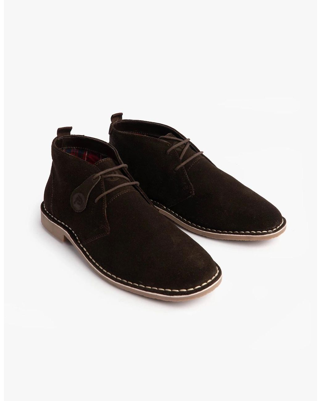 Popps Black Vespa Desert Boots Dark