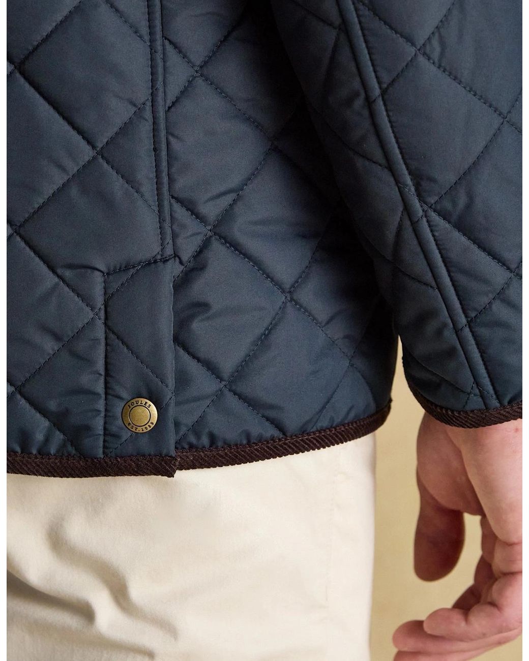 Joules Blue Maynard Jacket Quilted Jackets for men