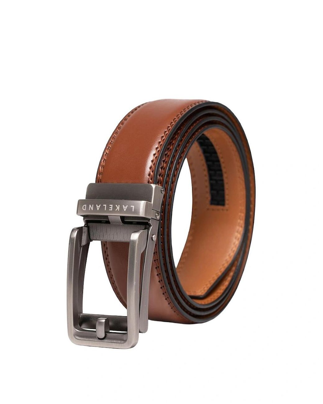 Lakeland Leather Brown Rigg Ratchet Belt