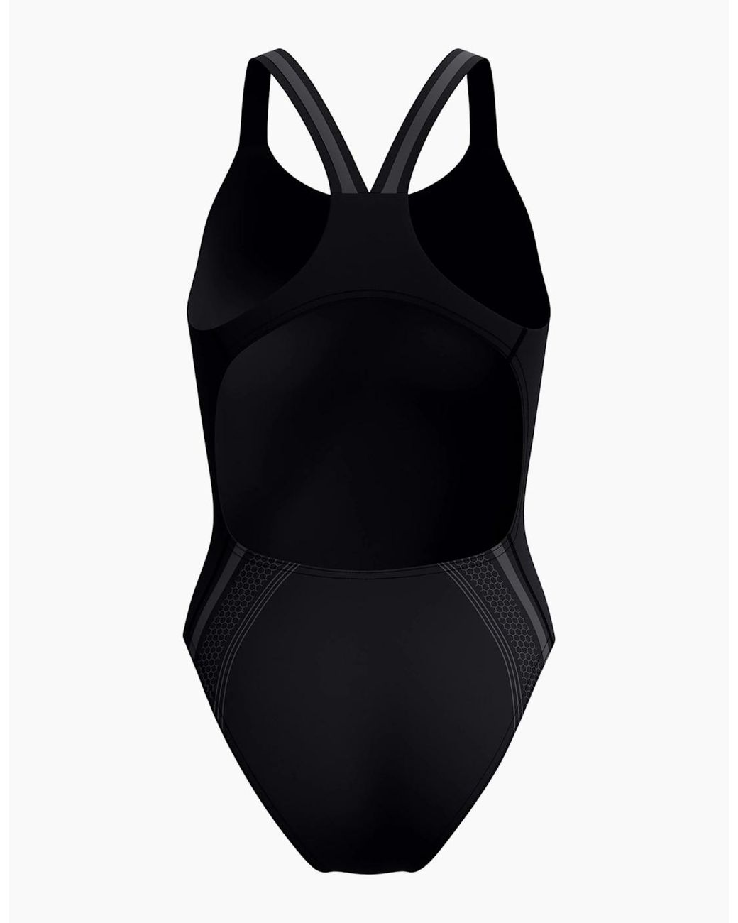 Speedo Blue Ladies Printed Performance Muscleback One Piece Swimsuit