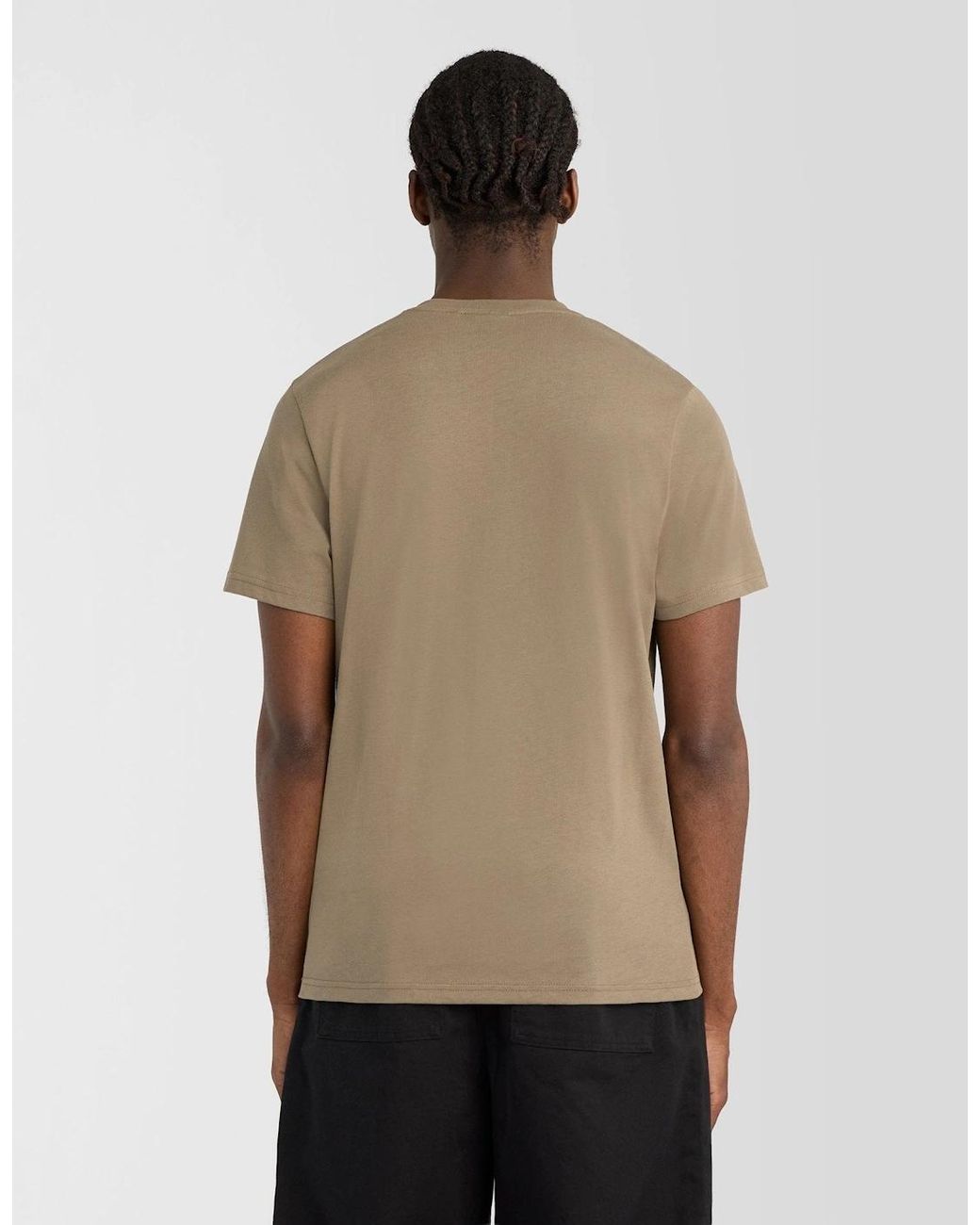 Lyle & Scott Natural Cotton V-Neck T-Shirt for men