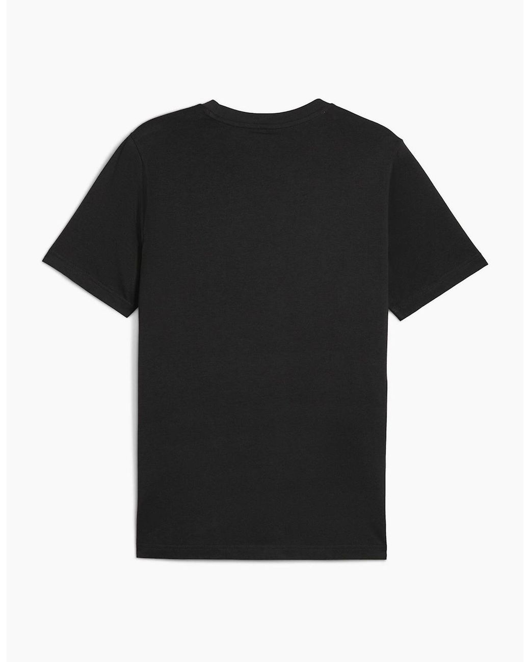 PUMA Black Regular Fit T Shirt for men