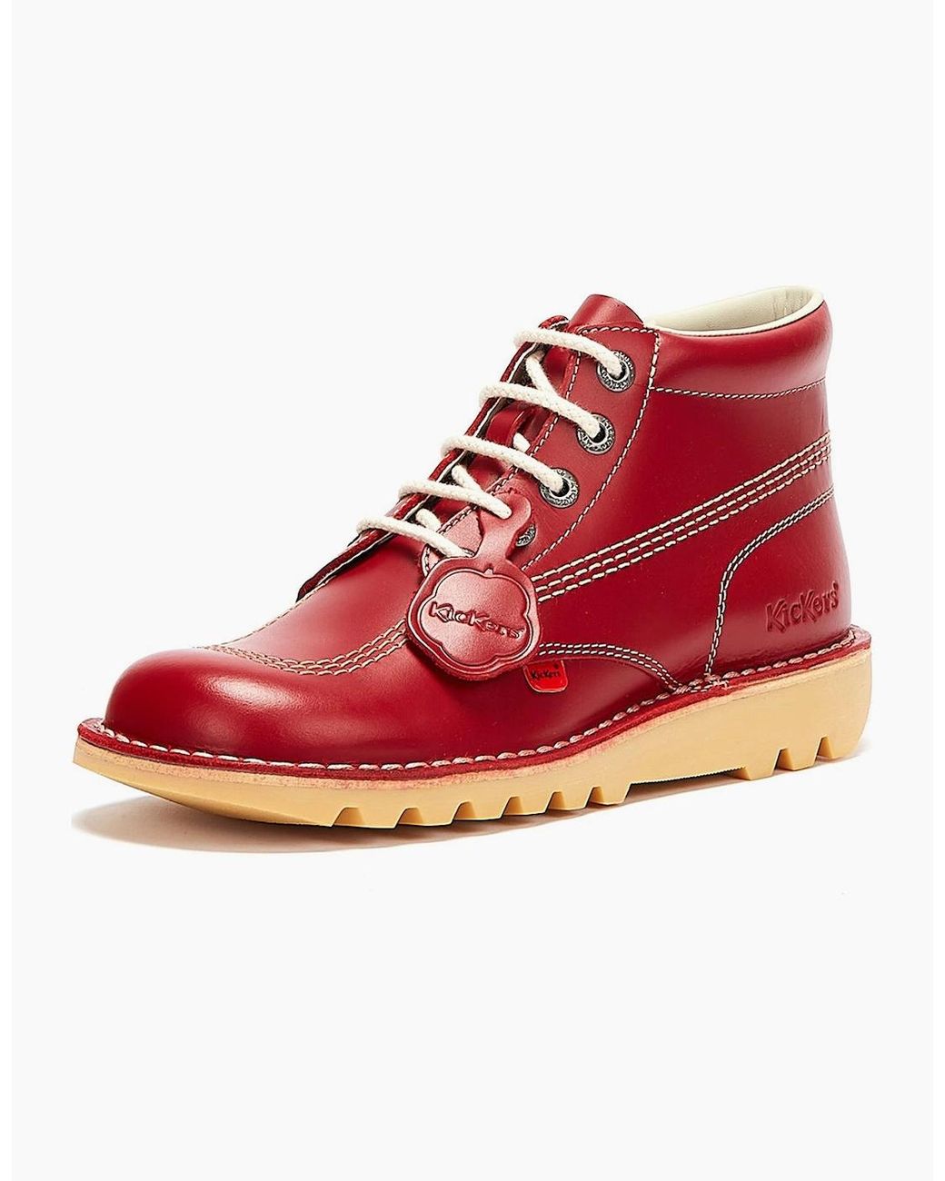 Kickers Red Kick Hi Leather Boots for men