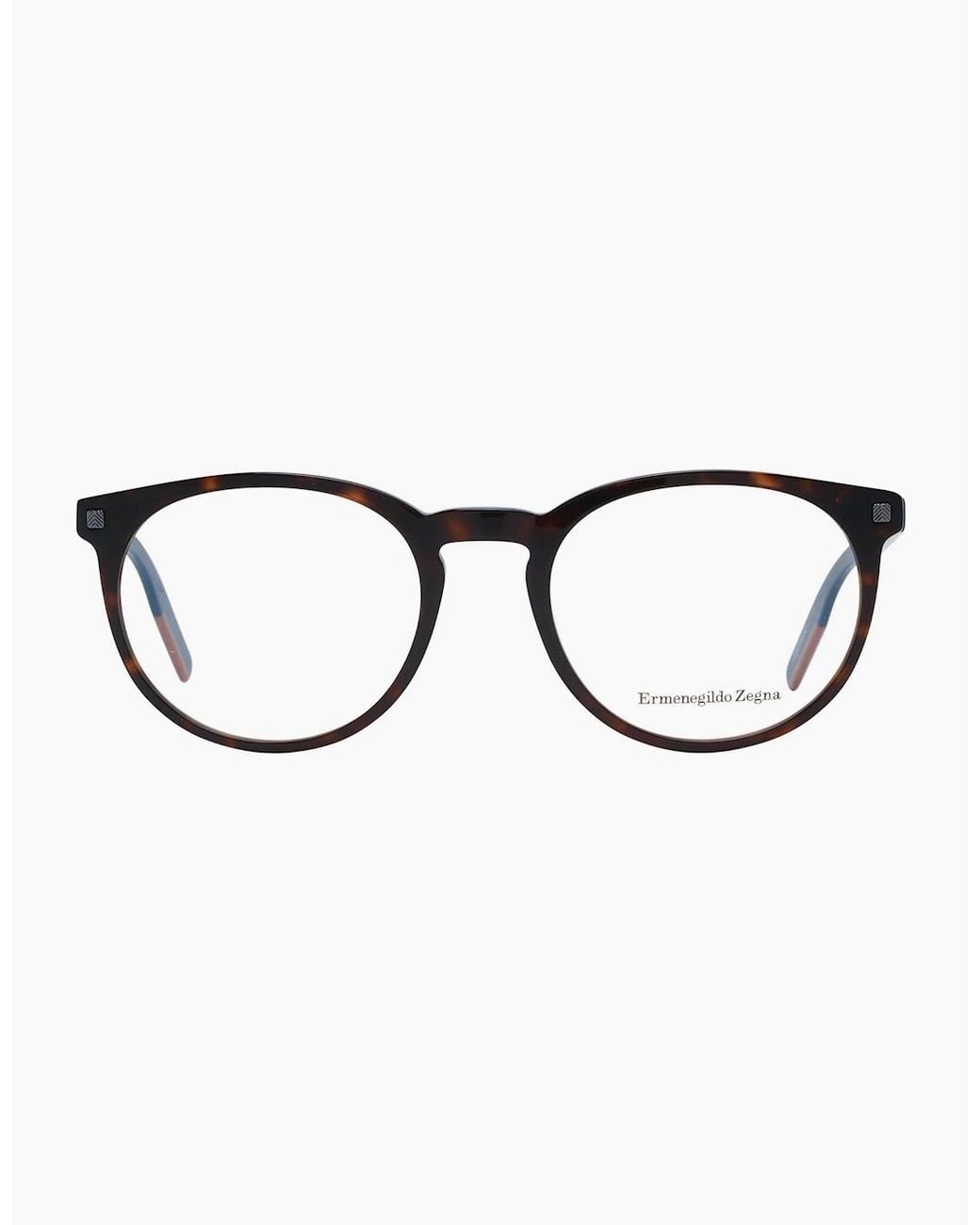 Zegna Brown Optical Frame Ez5214 052 52 for men