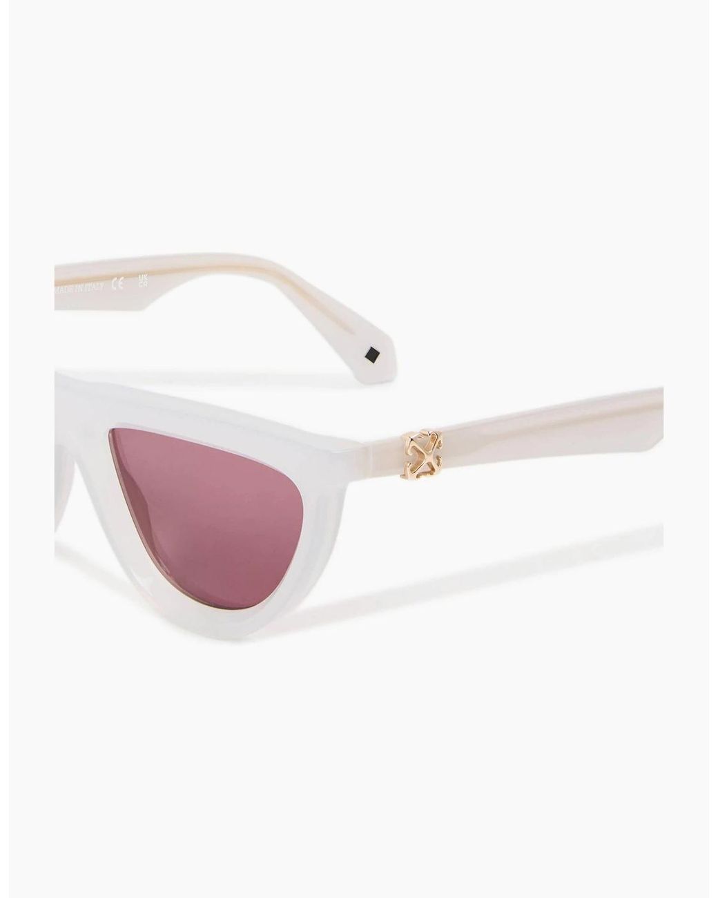 Off-White c/o Virgil Abloh Pink Off Jasper Sunglasses for men