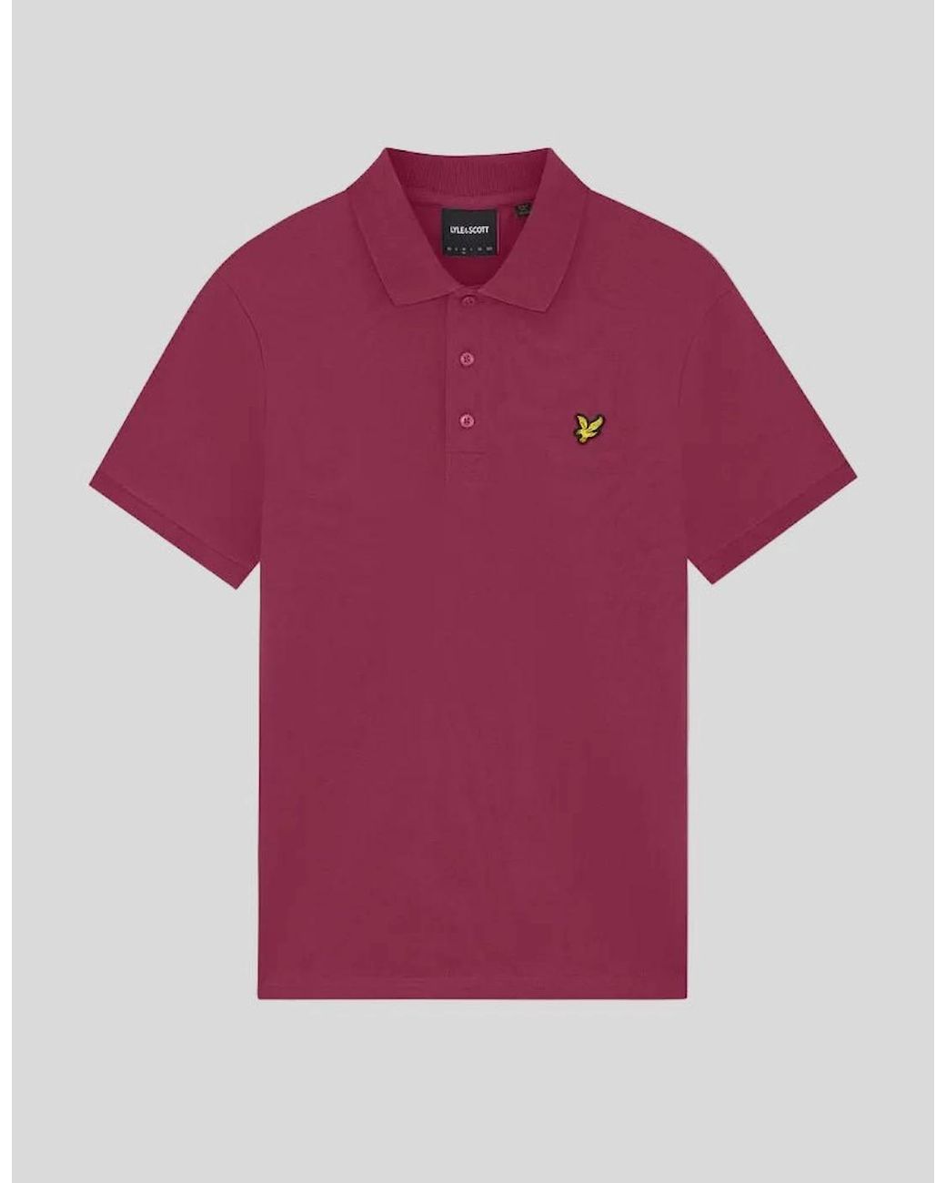 Lyle & Scott Red Everyday Cotton Polo Shirt for men