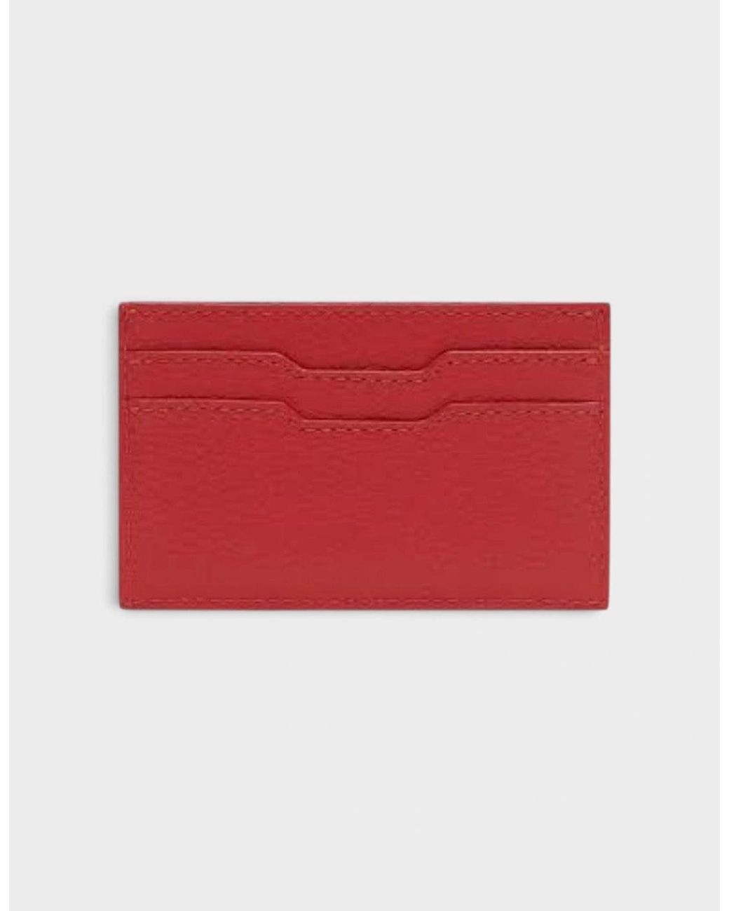 Amiri Red Core Logo Cardholder for men