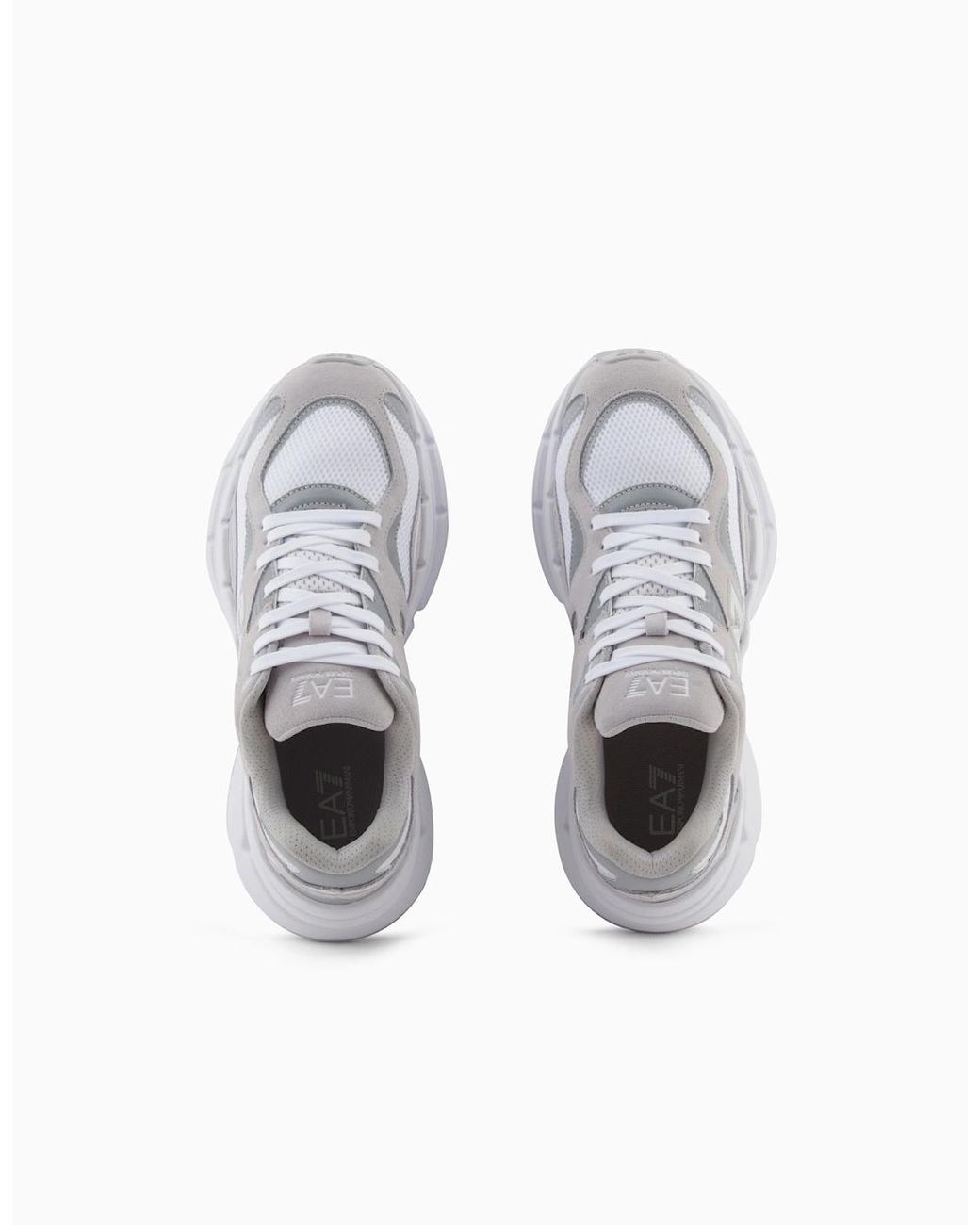EA7 White Crave Sneaker for men