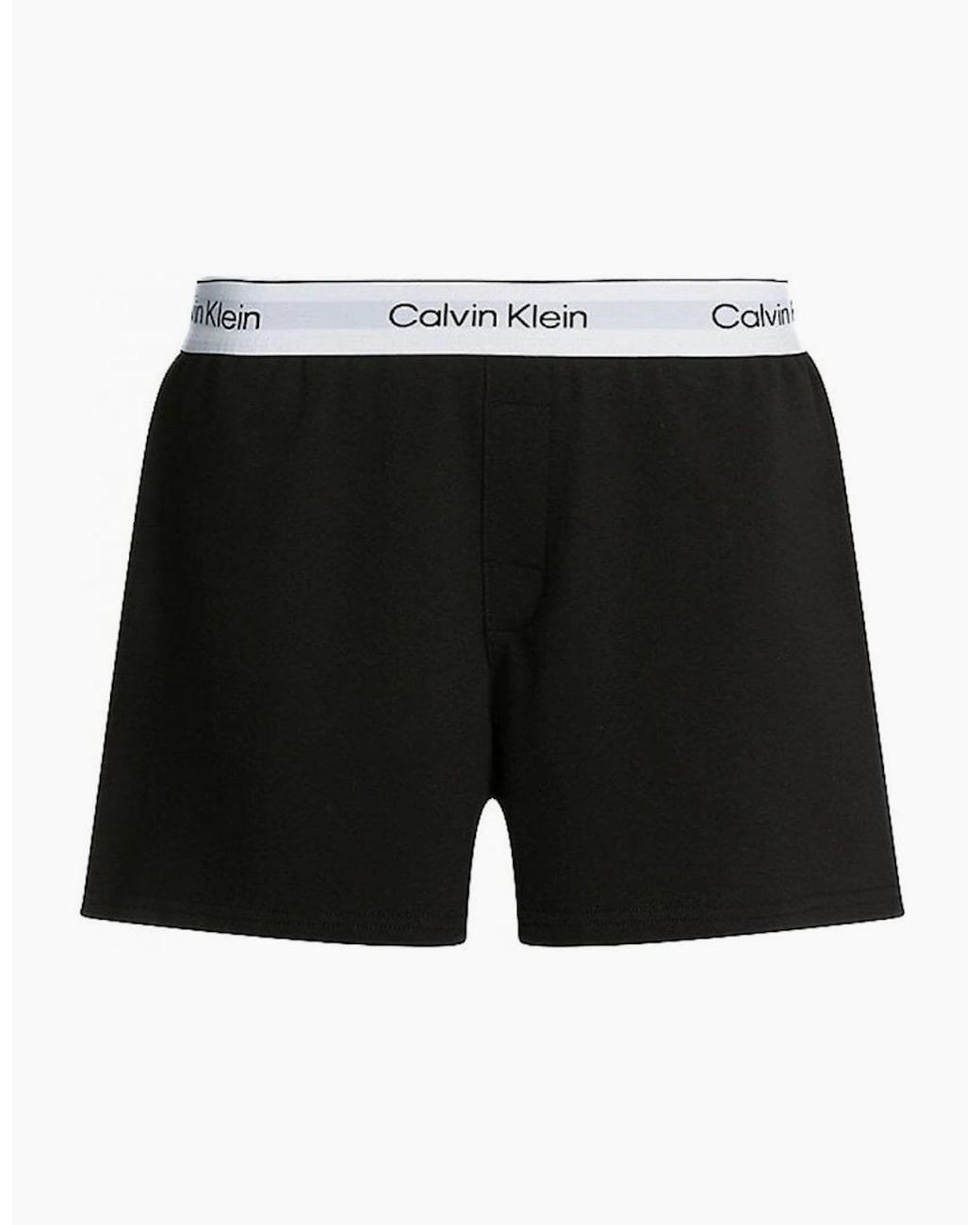 Calvin Klein Black Modern Cotton Lounge Shorts