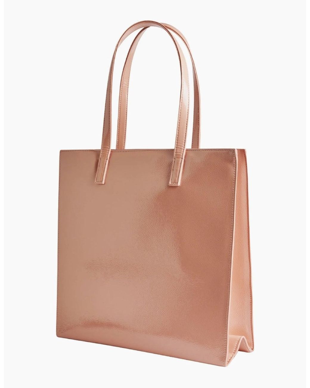 Ted Baker Pink Crinkon Crinkle Large Light Icon Bag