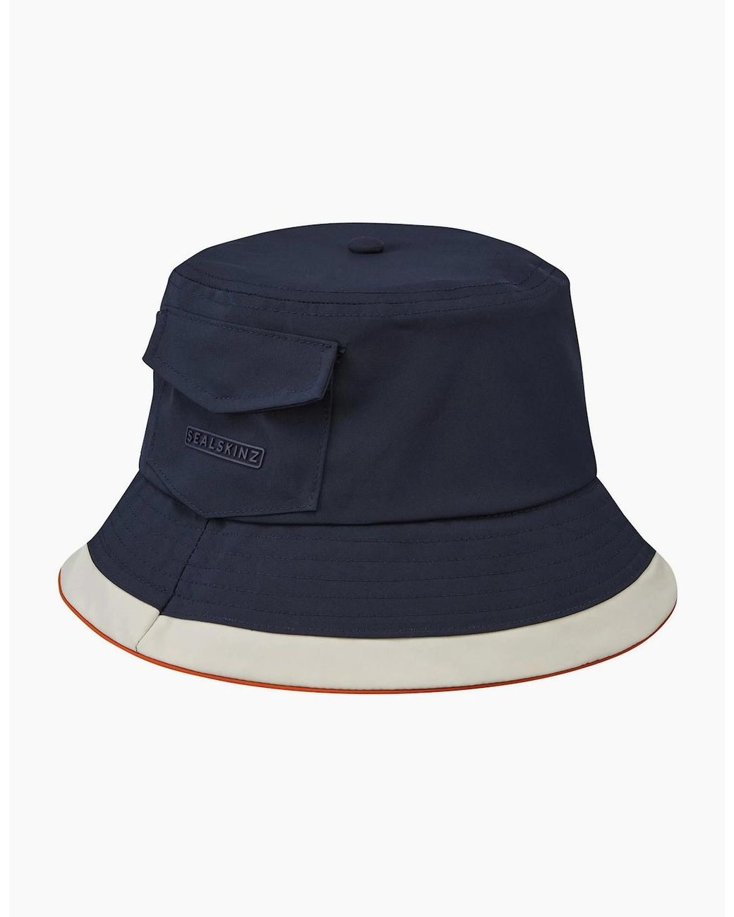 SealSkinz Blue Seething Waterproof Bucket Hat for men
