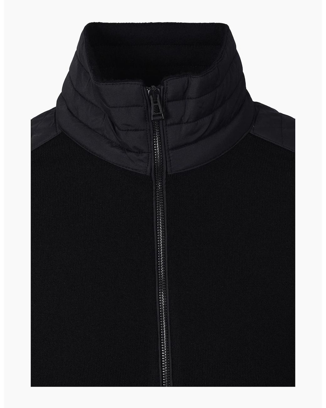 Belstaff Black Kelby Full Zip Knitwear for men